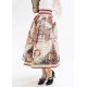 Cyans Qing Nova Totius Terrarum Orbis Geographica Ac Hydrographica Tabula Skirt(Full Payment Without Shipping)
